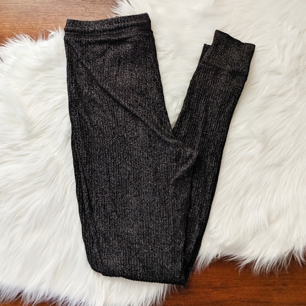 Old Navy Lounge Pant Black/Grey Size Medium